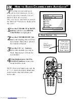 Preview for 22 page of Philips 20-FAUX FLAT COLOR TELEVISION 20PS35S Directions For Use Manual