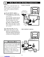 Preview for 5 page of Philips 20-FAUX FLAT COLOR TELEVISION 20PS40S Directions For Use Manual