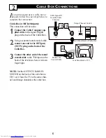 Preview for 6 page of Philips 20-FAUX FLAT COLOR TELEVISION 20PS40S Directions For Use Manual