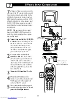 Preview for 11 page of Philips 20-FAUX FLAT COLOR TELEVISION 20PS40S Directions For Use Manual