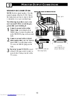 Preview for 13 page of Philips 20-FAUX FLAT COLOR TELEVISION 20PS40S Directions For Use Manual