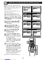 Preview for 22 page of Philips 20-FAUX FLAT COLOR TELEVISION 20PS40S Directions For Use Manual