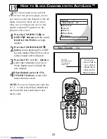 Preview for 23 page of Philips 20-FAUX FLAT COLOR TELEVISION 20PS40S Directions For Use Manual