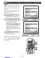 Preview for 24 page of Philips 20-FAUX FLAT COLOR TELEVISION 20PS40S Directions For Use Manual