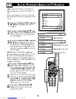 Preview for 26 page of Philips 20-FAUX FLAT COLOR TELEVISION 20PS40S Directions For Use Manual