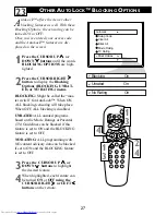 Preview for 27 page of Philips 20-FAUX FLAT COLOR TELEVISION 20PS40S Directions For Use Manual