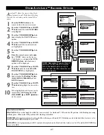 Предварительный просмотр 27 страницы Philips 20 IN REAL FLAT STEREO TV 20PT653R - Directions For Use Manual