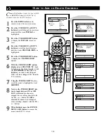 Preview for 10 page of Philips 20 IN REAL FLAT TV WITH BUILT IN DVD 20DV693R99 Directions For Use Manual