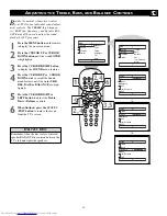 Preview for 13 page of Philips 20-REALFLAT DBX STERO COLOR TV W-REMCON 20RF50S Directions For Use Manual