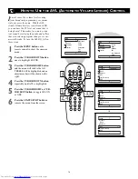 Preview for 14 page of Philips 20-REALFLAT DBX STERO COLOR TV W-REMCON 20RF50S Directions For Use Manual