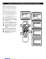 Preview for 16 page of Philips 20-REALFLAT DBX STERO COLOR TV W-REMCON 20RF50S Directions For Use Manual