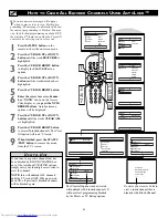 Preview for 22 page of Philips 20-REALFLAT DBX STERO COLOR TV W-REMCON 20RF50S Directions For Use Manual