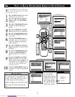 Preview for 24 page of Philips 20-REALFLAT DBX STERO COLOR TV W-REMCON 20RF50S Directions For Use Manual