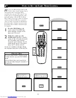 Preview for 28 page of Philips 20-REALFLAT DBX STERO COLOR TV W-REMCON 20RF50S Directions For Use Manual