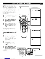 Preview for 31 page of Philips 20-REALFLAT DBX STERO COLOR TV W-REMCON 20RF50S Directions For Use Manual