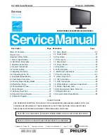 Предварительный просмотр 1 страницы Philips 200CW8FB Service Manual