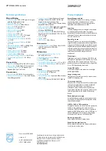 Preview for 2 page of Philips 200P6 Specifications