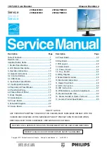 Предварительный просмотр 1 страницы Philips 200S4LMB/00 Service Manual