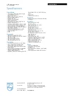 Preview for 3 page of Philips 200WS8F Specifications