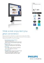 Preview for 1 page of Philips 200XW7E Specifications