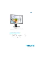 Предварительный просмотр 1 страницы Philips 201B2 User Manual