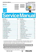 Philips 201B2CB/01 Service Manual preview