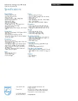 Preview for 3 page of Philips 201B2CB Specifications