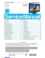 Philips 201T1SB/00 Service Manual предпросмотр