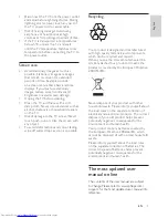 Preview for 7 page of Philips 201T1SB/00 User Manual