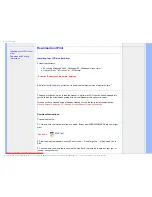 Preview for 72 page of Philips 202E1 User Manual