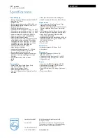 Preview for 3 page of Philips 202P73 Specifications