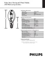 Preview for 1 page of Philips 207530 Specification Sheet