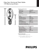 Preview for 1 page of Philips 207571 Operating Instructions