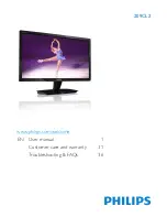 Предварительный просмотр 1 страницы Philips 209CL2 User Manual