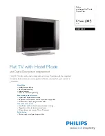 Philips 20HF4003F Specifications preview