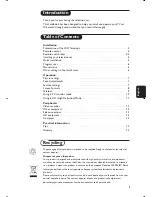 Предварительный просмотр 5 страницы Philips 20HF4003F User Manual