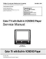 Предварительный просмотр 2 страницы Philips 20MC4304 Service Manual