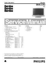 Preview for 1 page of Philips 20MF251W-27 Service Manual