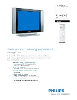Preview for 1 page of Philips 20PF412 Specifications