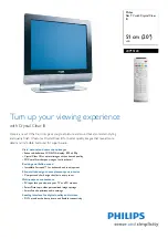 Preview for 1 page of Philips 20PF5120 Specifications