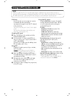 Preview for 16 page of Philips 20PF5320F/58 User Manual