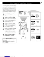 Preview for 7 page of Philips 20PF7835 Directions For Use Manual