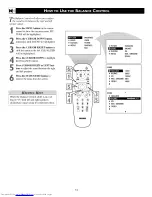 Preview for 14 page of Philips 20PF7835 Directions For Use Manual