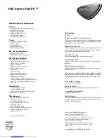 Preview for 2 page of Philips 20PF7835 Specifications