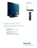 Preview for 1 page of Philips 20PFL3403 Specifications