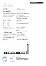 Preview for 3 page of Philips 20PFL3403D Specifications