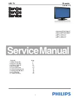 Philips 20PFL3738/V7 Service Manual preview