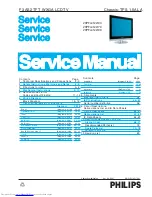 Preview for 1 page of Philips 20PFL4122/93 Service Manual