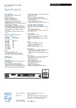 Preview for 3 page of Philips 20PFL4122 Specifications