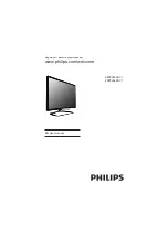 Preview for 1 page of Philips 20PFL5439/V7 User Manual